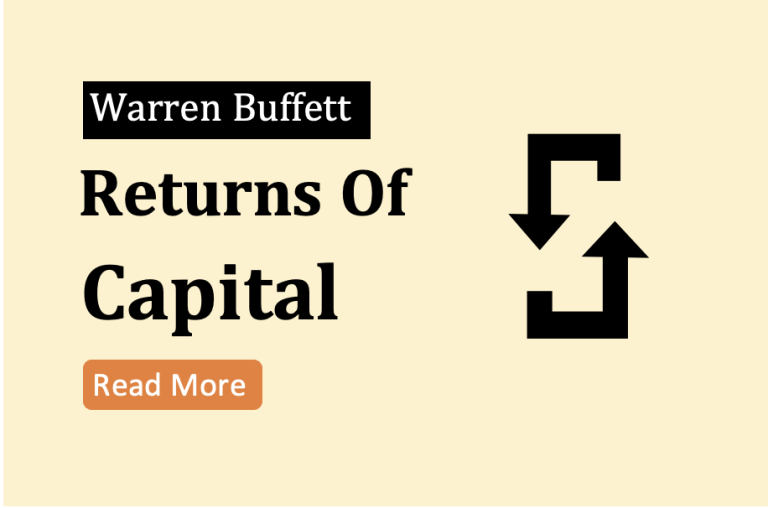 High Returns of Capital - Thumbnail