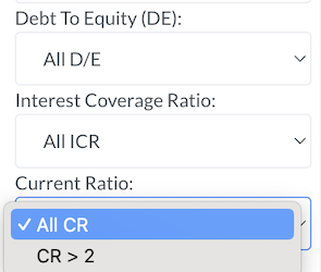 The Big Screener - Debt - CR