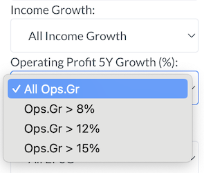 The Big Screener - Growth - OPG