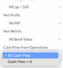 The Big Screener - Net Cash