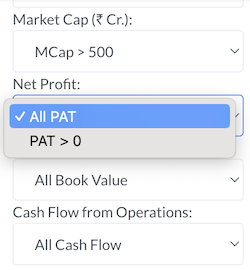 The Big Screener - Net Profit