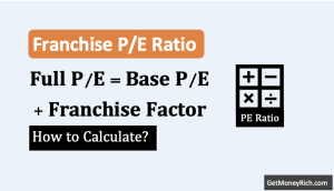 how to calculate full p:e using base p:e and the franchise factor thumbnail