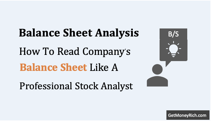 How to Read a Company’s Balance Sheet Like a Professional Investor ...